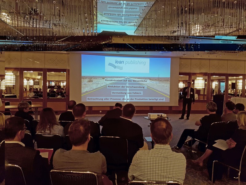 Lean publishing mit flowproduction beim 20. CrossMediaForum in München