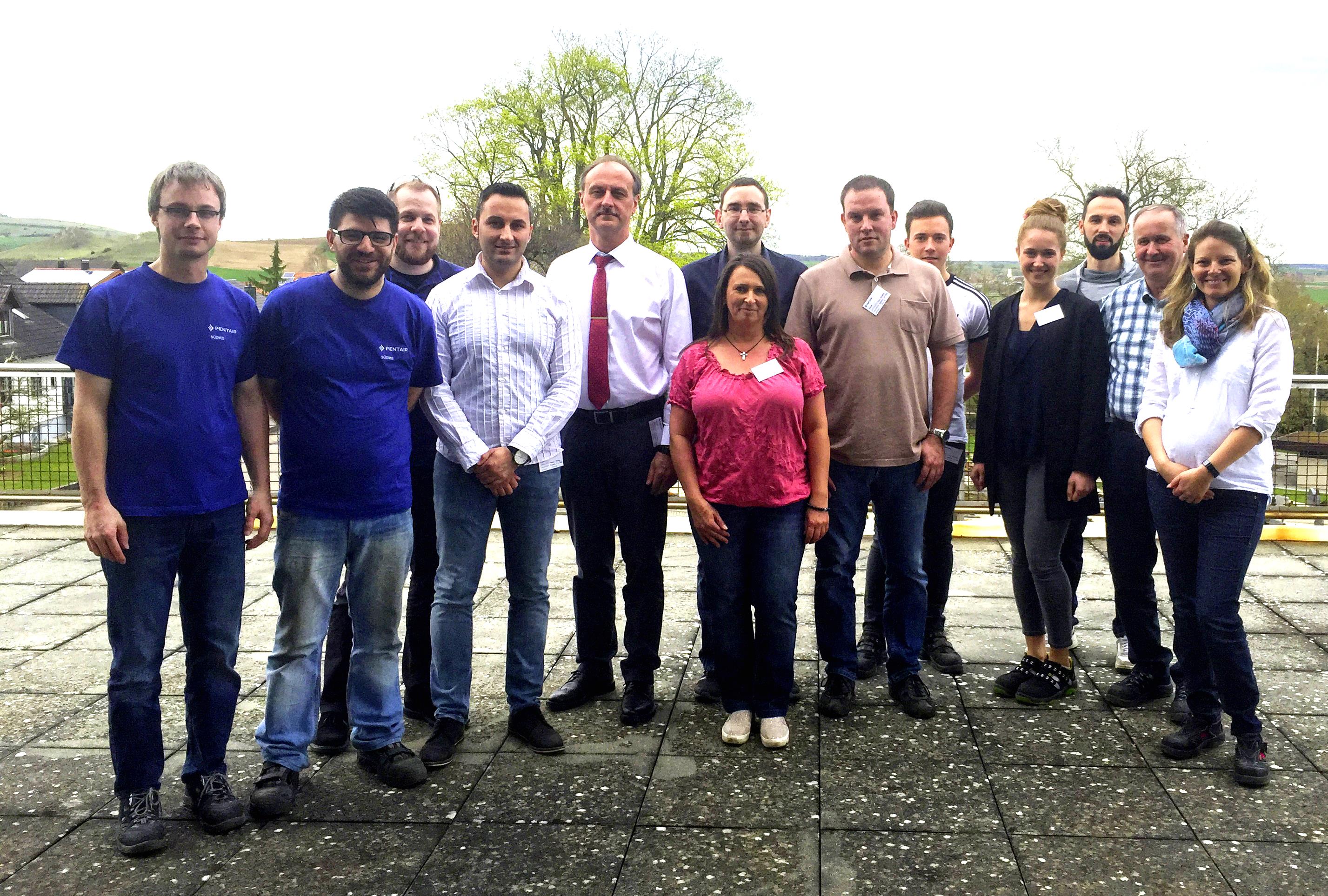 Projektgruppe 5S – Besuch bei Pentair