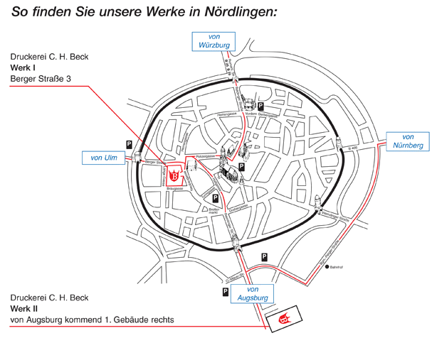 Stadtplan Nördlingen